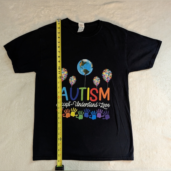 Unisex Autism Awareness T-Shirt, Fruit of the Loom- Size M - Picture 3 of 8
